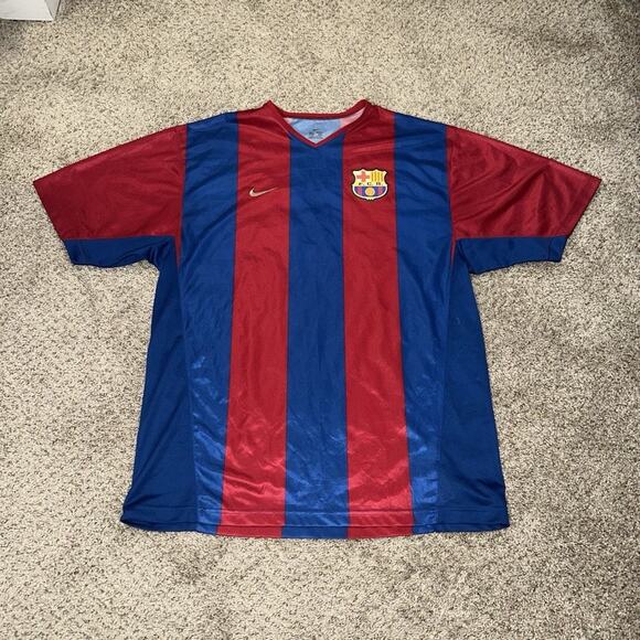 Vintage Y2K Nike Barcelona Soccer Kit Men’s XL - Picture 1 of 7